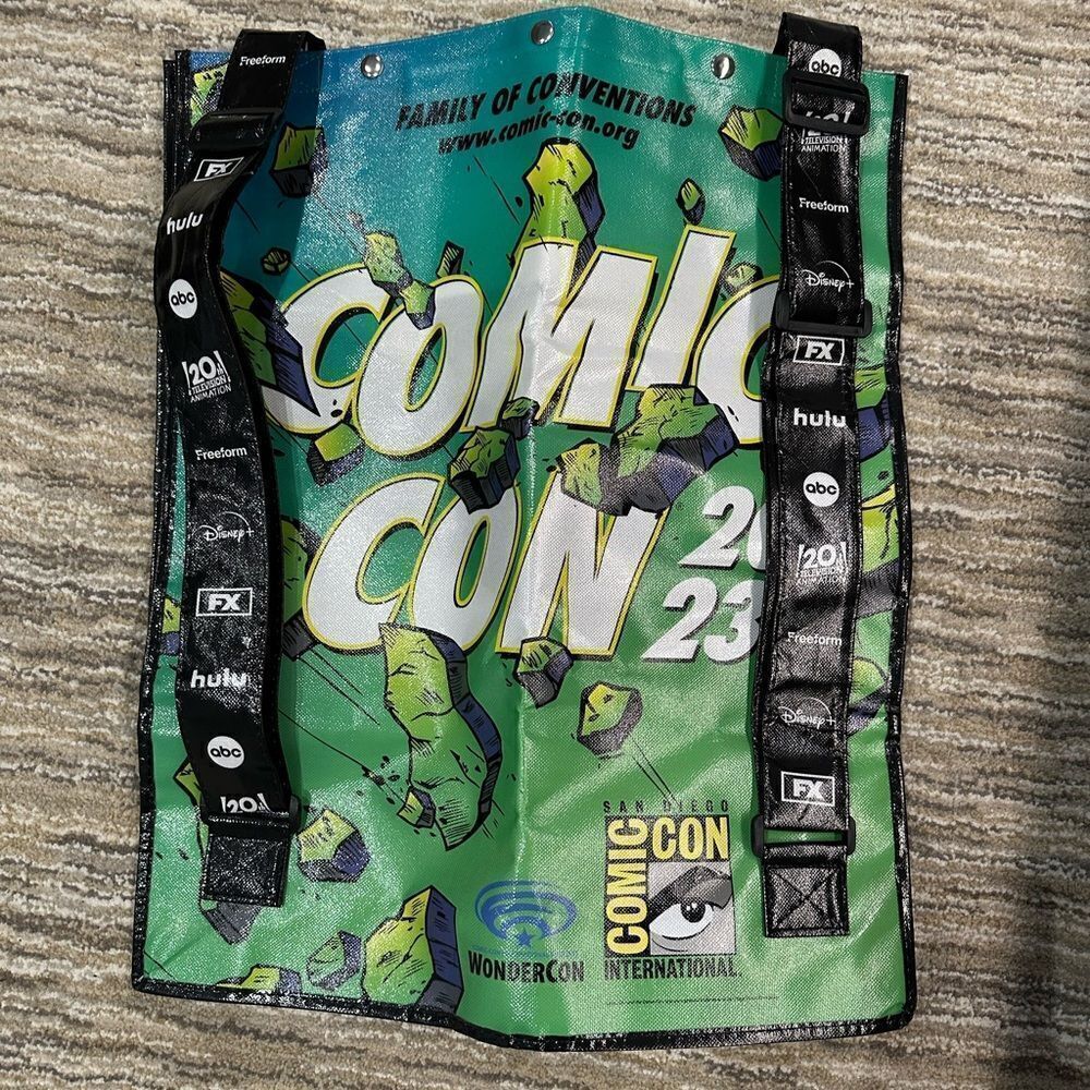 Comic Con 2023 convention collectors bag